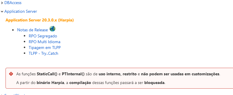 totvs-binario-harpia-staticcall-ptinternal