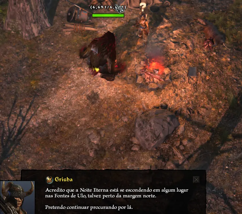 Grim Dawn - Localização da Quest Fontes de Ulo